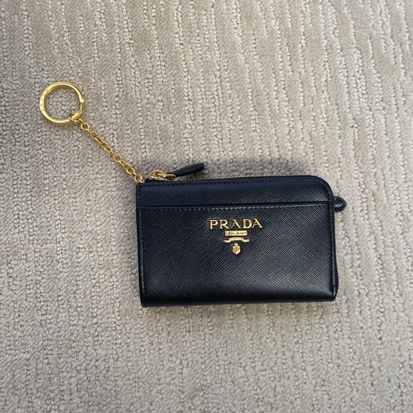 *SOLD* Prada Saffiano Leather Keychain Wallet - Picture 5 of 6